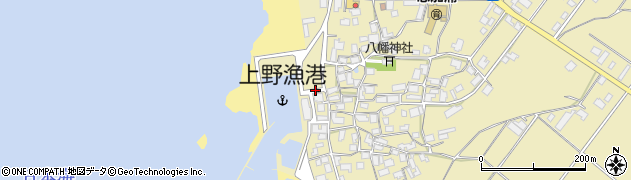 石川県羽咋郡志賀町上野ホ周辺の地図