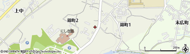 新潟県妙高市錦町周辺の地図