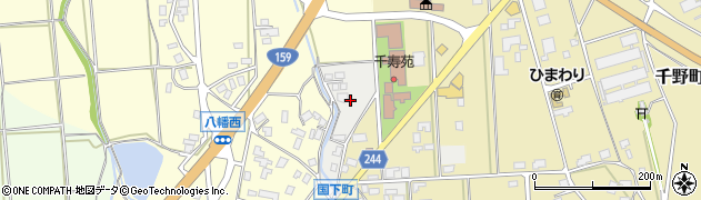 石川県七尾市国下町（を）周辺の地図