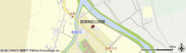 糸魚川市会館西海文化会館周辺の地図