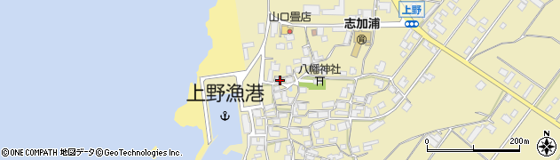石川県羽咋郡志賀町上野ニ3周辺の地図