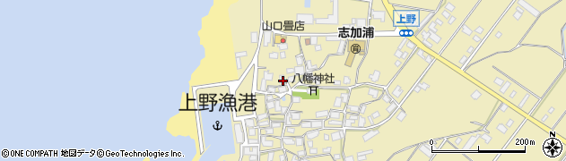 石川県羽咋郡志賀町上野ニ33周辺の地図