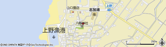 石川県羽咋郡志賀町上野ニ9周辺の地図