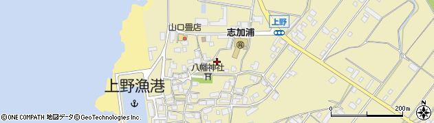 石川県羽咋郡志賀町上野ニ17周辺の地図
