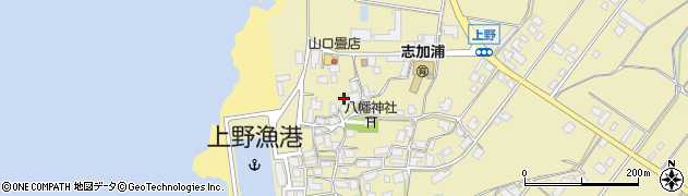 石川県羽咋郡志賀町上野ニ32周辺の地図