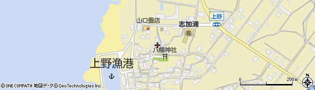 石川県羽咋郡志賀町上野ニ6周辺の地図