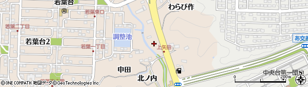 福島県いわき市常磐上矢田町（江添）周辺の地図