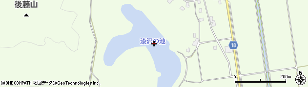 しぶ沢の池周辺の地図