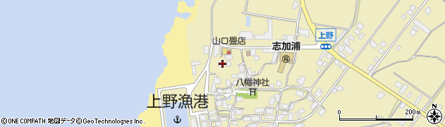 石川県羽咋郡志賀町上野ニ39周辺の地図