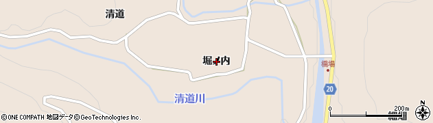 福島県いわき市遠野町大平（堀ノ内）周辺の地図