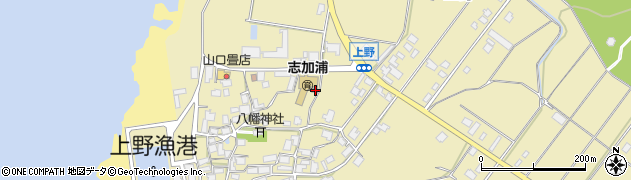 石川県羽咋郡志賀町上野ニ55-1周辺の地図