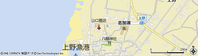 石川県羽咋郡志賀町上野ニ38周辺の地図