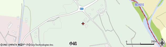 栃木県那須塩原市小結80周辺の地図