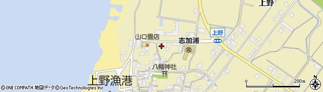 羽咋警察署　上野駐在所周辺の地図