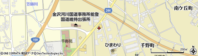 石川県七尾市千野町（ろ）周辺の地図