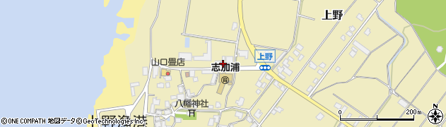 石川県羽咋郡志賀町上野ニ58周辺の地図