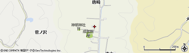 福島県いわき市平鶴ケ井（辰ノ沢）周辺の地図