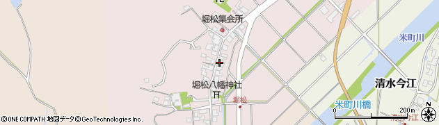 石川県羽咋郡志賀町堀松イ周辺の地図