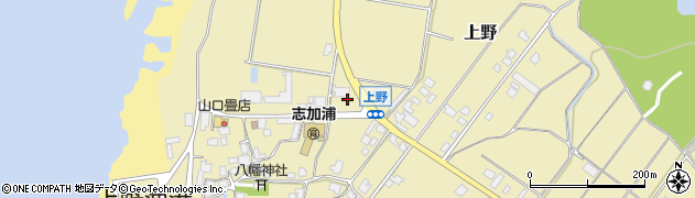 石川県志賀町（羽咋郡）上野（ル）周辺の地図