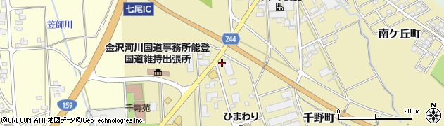 いすゞ自動車中部株式会社　石川支店七尾サービスセンター周辺の地図