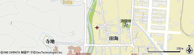 田海川周辺の地図