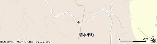 石川県七尾市清水平町（ム）周辺の地図