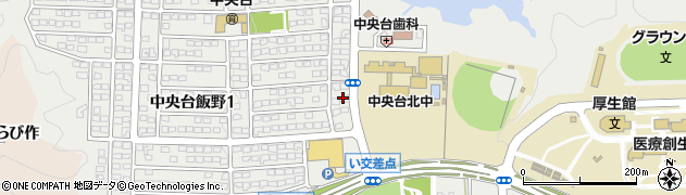 菊池メガネ店中央台店周辺の地図