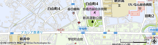 学校前周辺の地図