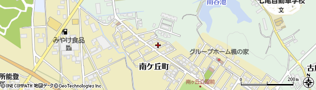 石川県七尾市南ケ丘町14周辺の地図