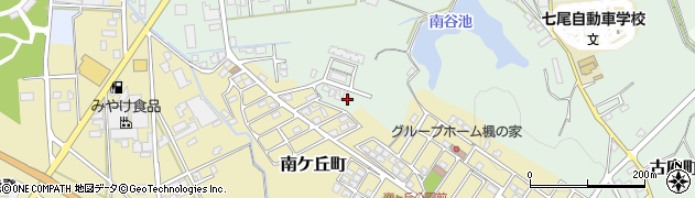 石川県七尾市古府町コ周辺の地図