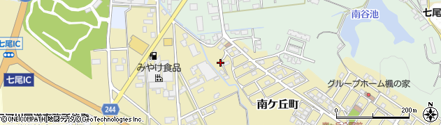 石川県七尾市千野町（ヲ）周辺の地図