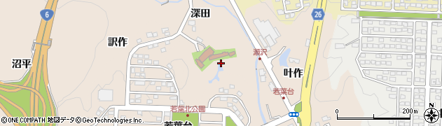 福島県いわき市常磐上矢田町（頭田）周辺の地図