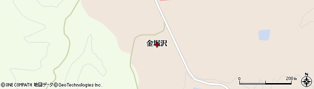 福島県棚倉町（東白川郡）岡田（金堀沢）周辺の地図
