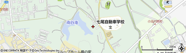 石川県七尾市古府町（南谷）周辺の地図