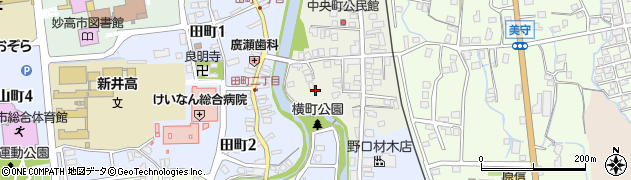 新潟県妙高市中央町10周辺の地図