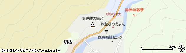 檜枝岐の舞台周辺の地図