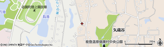 石川県志賀町（羽咋郡）矢蔵谷（ヘ）周辺の地図