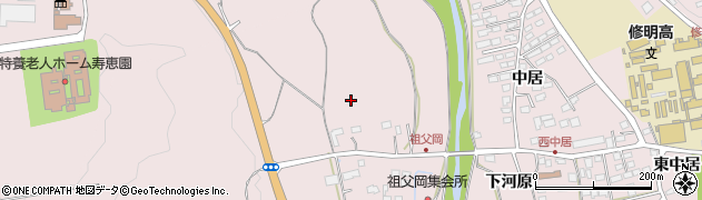 福島県棚倉町（東白川郡）上手沢（中平）周辺の地図
