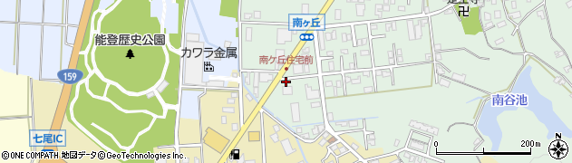宇野酸素株式会社七尾営業所周辺の地図