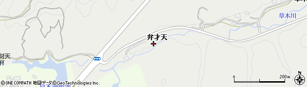 福島県いわき市平上荒川（弁才天）周辺の地図