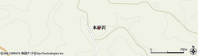 福島県鮫川村（東白川郡）赤坂東野（木戸沢）周辺の地図