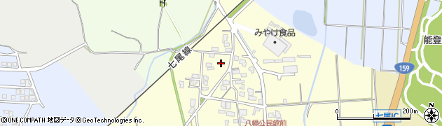 石川県七尾市八幡町（ち）周辺の地図