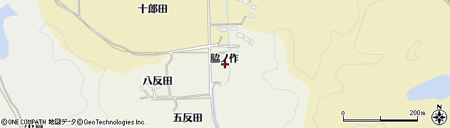 福島県いわき市平鶴ケ井脇ノ作45周辺の地図