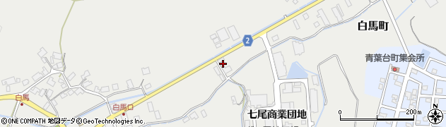 石川県七尾市白馬町91周辺の地図