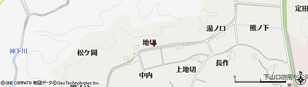 福島県いわき市平下山口（地切）周辺の地図