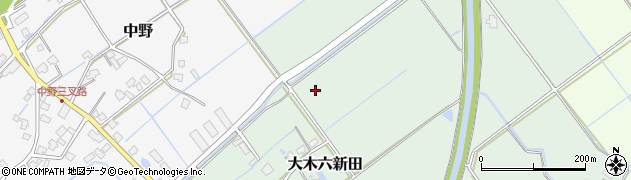 新潟県南魚沼市大木六新田周辺の地図