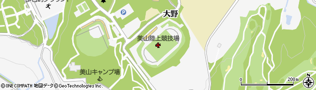 美山陸上競技場周辺の地図