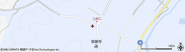 石川県七尾市伊久留町レ周辺の地図