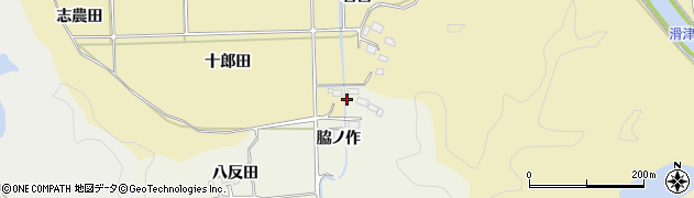 福島県いわき市平鶴ケ井（脇ノ作）周辺の地図