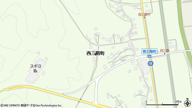 〒926-0835 石川県七尾市西三階町の地図